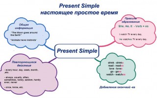 Правила present simple картинки