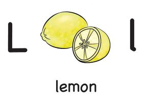 Карточка на английском lemon