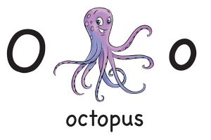 Карточка на английском octopus