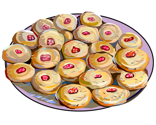 Датская выпечка печенье с начинкой - Danish pastries