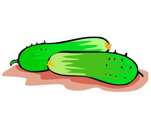 Огурец по-английски - cucumber [ˈkjuːkʌmbə]