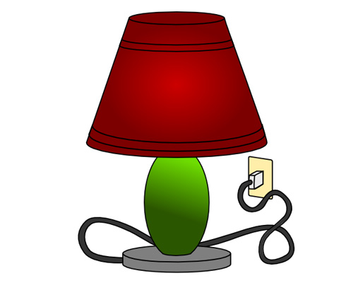 Настольная лампа по-английски - table lamp