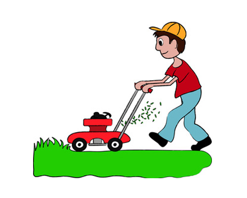 Газонокосилка по-английски - lawn mower [lɔːn ˈməʊə]