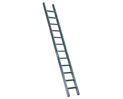 A ladder is used by a fireman