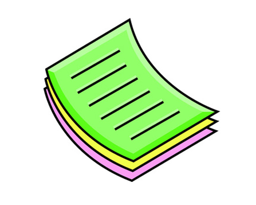Стопка бумаги по-английски - a stack of paper